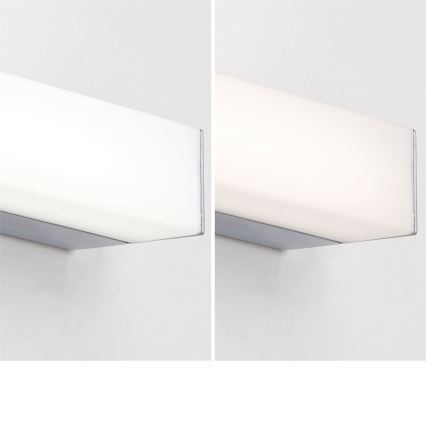 LED Peeglivalgustus vannituppa HORIZON LED/18W/230V 3000/4000K 90 cm IP44 hõbedane