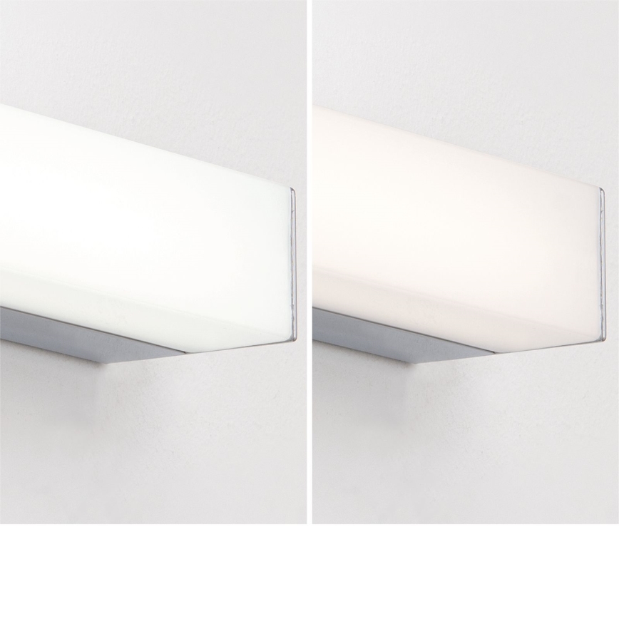 LED Peeglivalgustus vannituppa HORIZON LED/18W/230V 3000/4000K 90 cm IP44 hõbedane