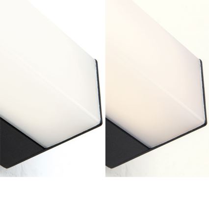LED Peeglivalgustus vannituppa HORIZON LED/18W/230V 3000/4000K 90 cm IP44 must