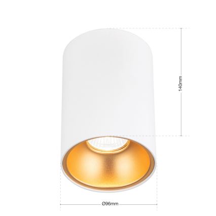 Suunavalgusti STARLIGHT 1xGU10/50W/230V valge/kuldne