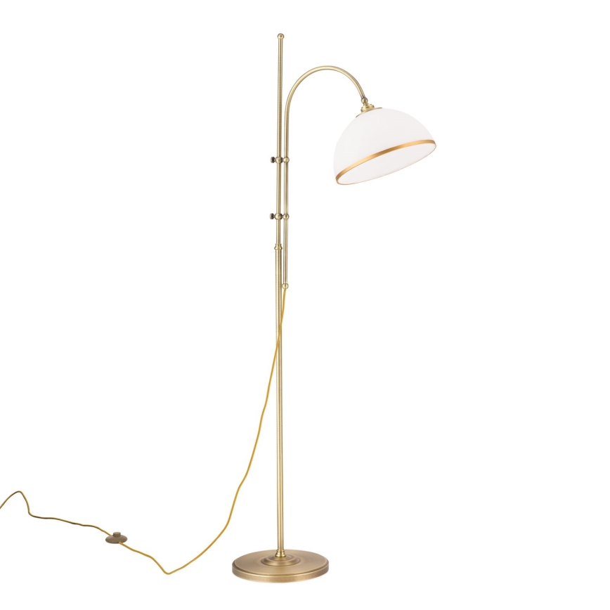 Põrandalamp OLD LAMP 1xE27/40W/230V valge/messing
