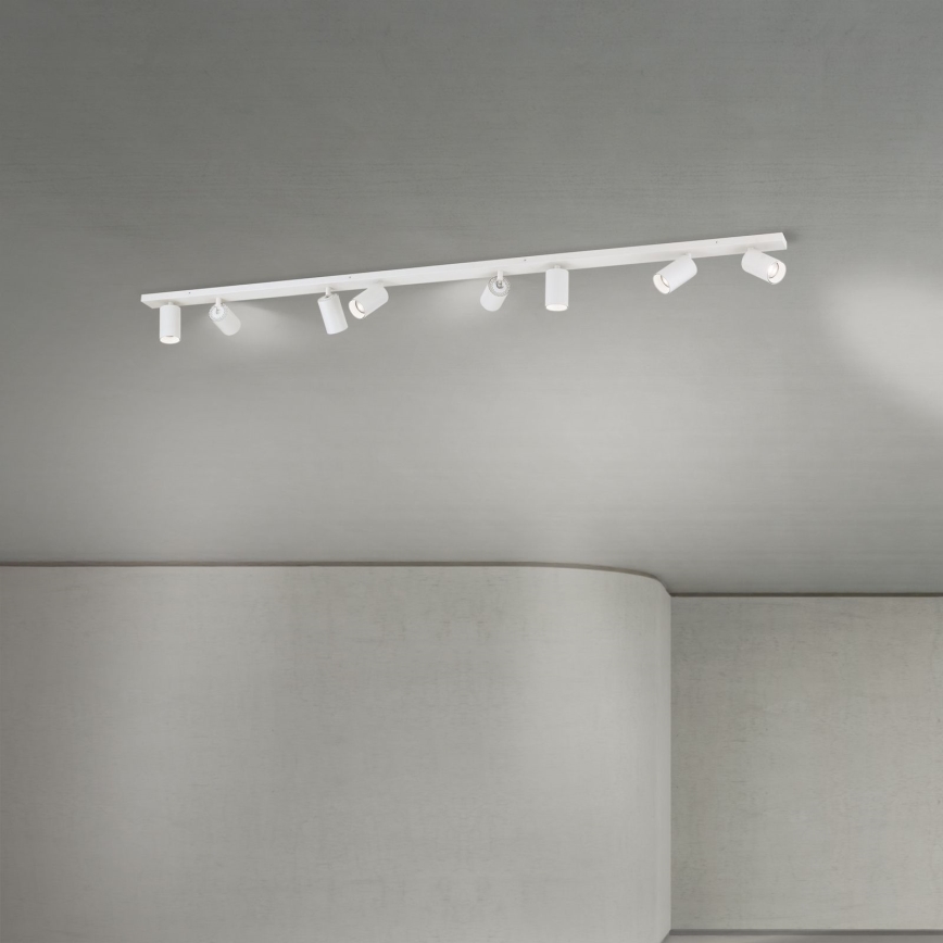 Lae suunavalgusti SEAN 8xGU10/13W/230V valge