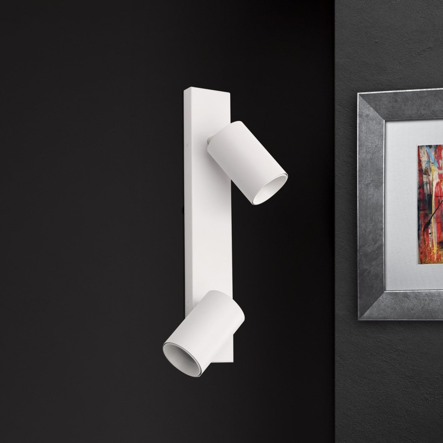 Punktvalgusti SEAN 2xGU10/13W/230V valge