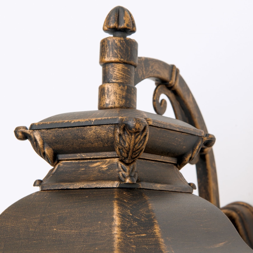 AIKO välisseinale kinnitatav seinavalgusti 1xE27/60W/230V IP23 pronks/patina