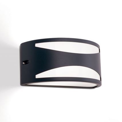 Väline seinavalgusti SHELL 1xE27/40W/230V IP54 antratsiit