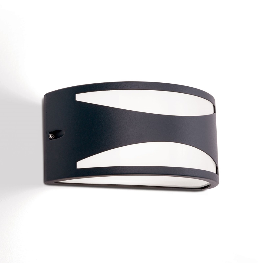 Väline seinavalgusti SHELL 1xE27/40W/230V IP54 antratsiit