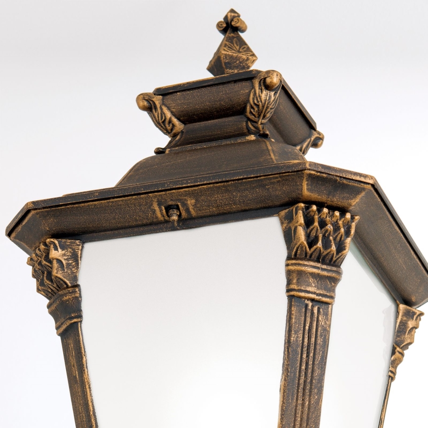 Välisvalgusti AIKO 1xE27/60W/230V 240 cm IP23 pronks/patina