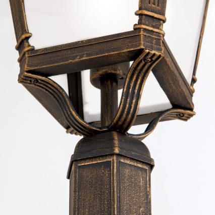 Välisvalgusti AIKO 1xE27/60W/230V 240 cm IP23 pronks/patina