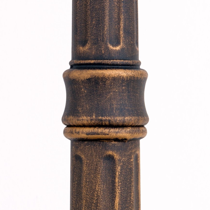 Välisvalgusti AIKO 1xE27/60W/230V 240 cm IP23 pronks/patina