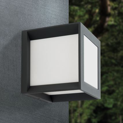 Välisvalgusti HENRY 1xE27/15W/230V 16x16 cm IP44 antratsiit