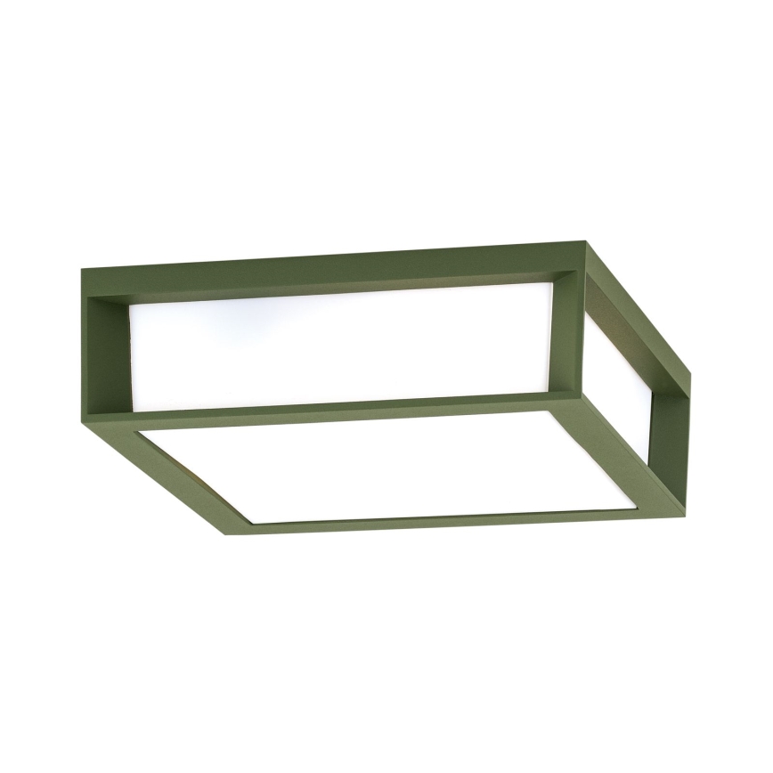 Välisvalgusti HENRY 2xE27/15W/230V 26x26 cm IP44 roheline