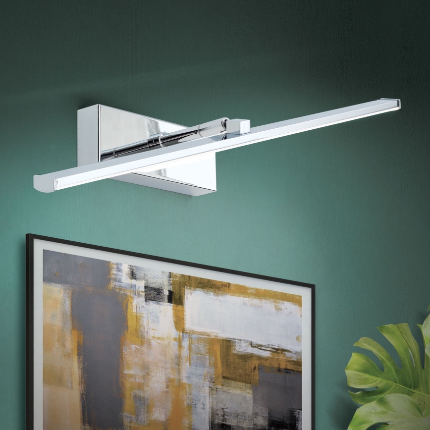 LED Pildivalgusti PUBLIO LED/10W/230V 50 cm läikiv kroom