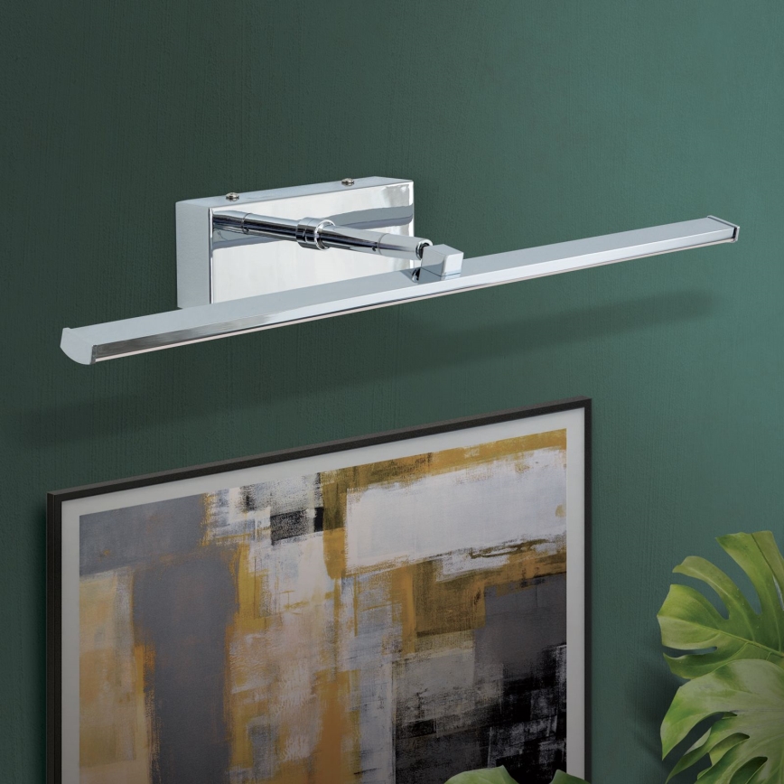 LED Pildivalgusti PUBLIO LED/10W/230V 50 cm läikiv kroom