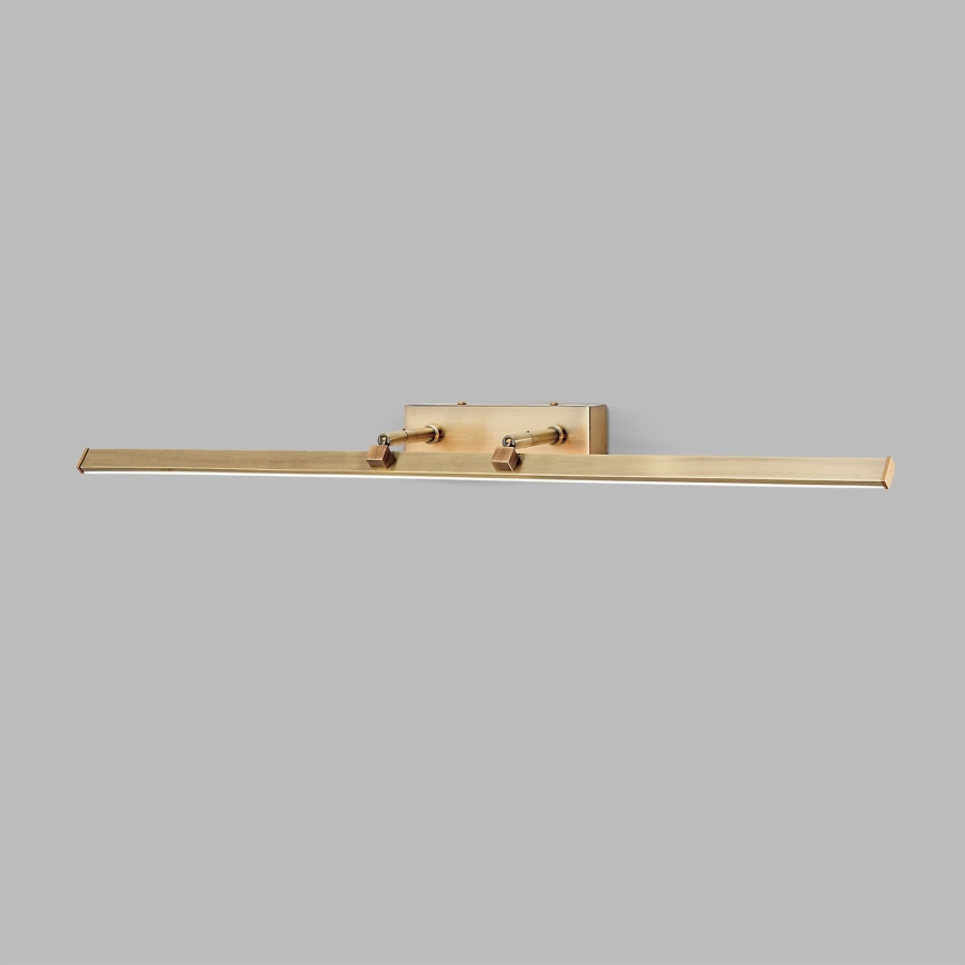 LED Pildivalgusti PUBLIO LED/15W/230V 75 cm kuldne/paatina