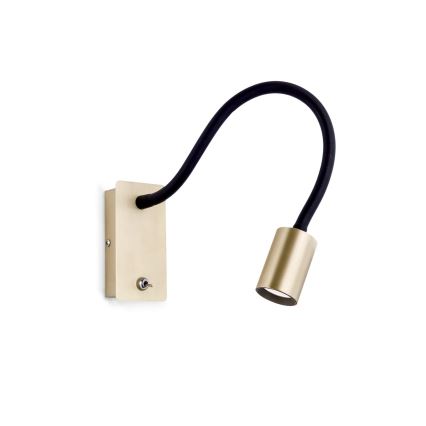 LED Paindlik väike seinalamp KURT LED/5W/230V kuldne