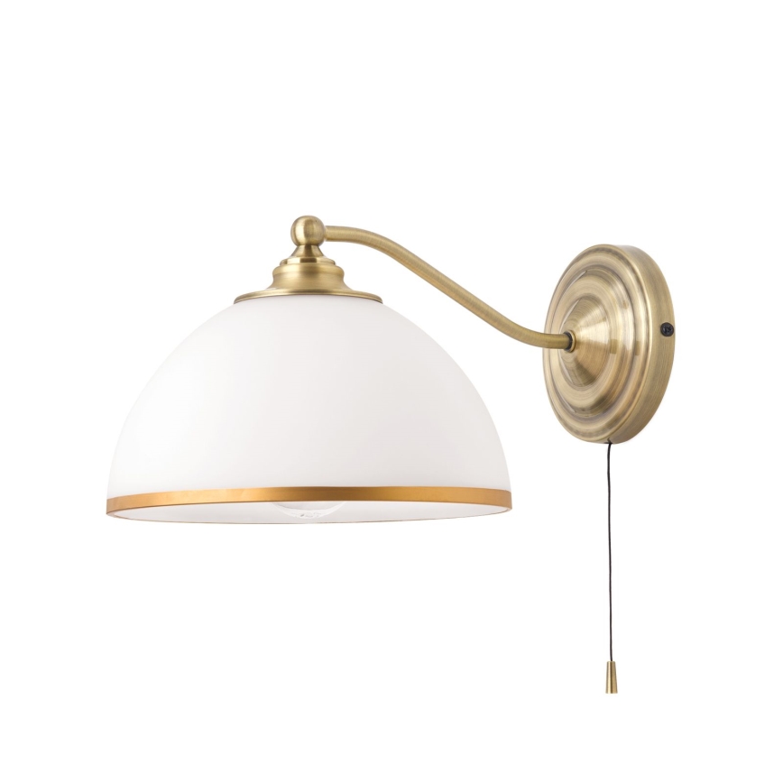 Seinavalgusti OLD LAMP 1xE27/40W/230V valge/messing