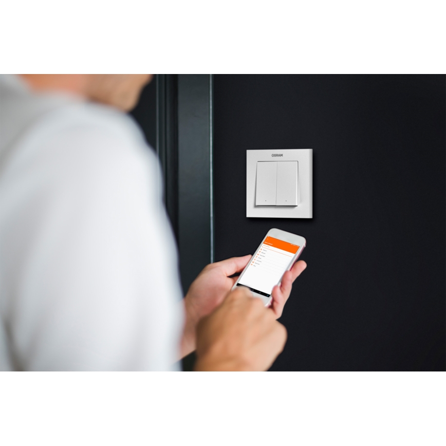 Osram - 2-nupuline traadita SMART+ lüliti 5V Wi-Fi