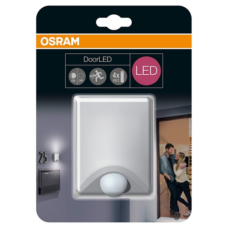 Osram - anduriga LED öövalgusti DOORLED LED/1,1W/4xAA IP54