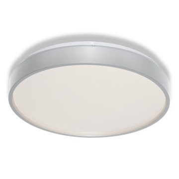 Osram - CEILING LUXO laevalgusti hämarikuanduriga, LED/18W/230V, läbimõõt 32 cm, hõbedane