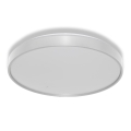 Osram - CEILING LUXO LED/24W/230V laelamp, läbimõõt 38 cm, hõbedane, hämarusanduriga