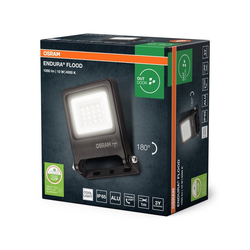 Osram - ENDURA LED-reflektor, 10 W, 230 V, 4000 K, IP65