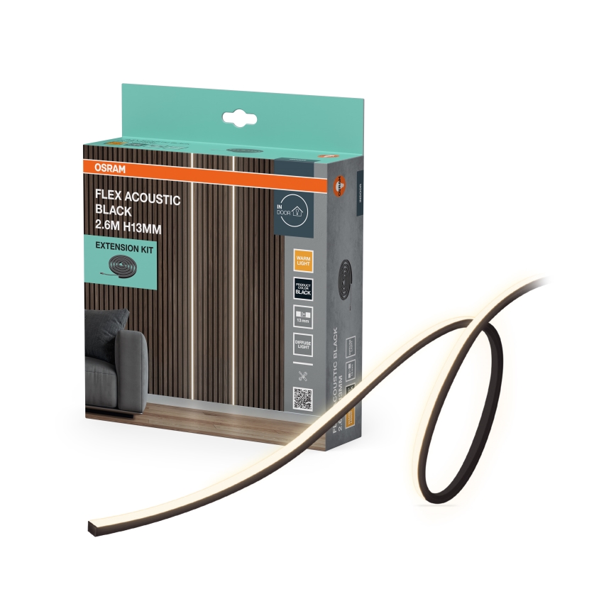 Osram - FLEX ACOUSTIC hämardatava LED-riba laienduskomplekt 2,6m LED/24W/24V