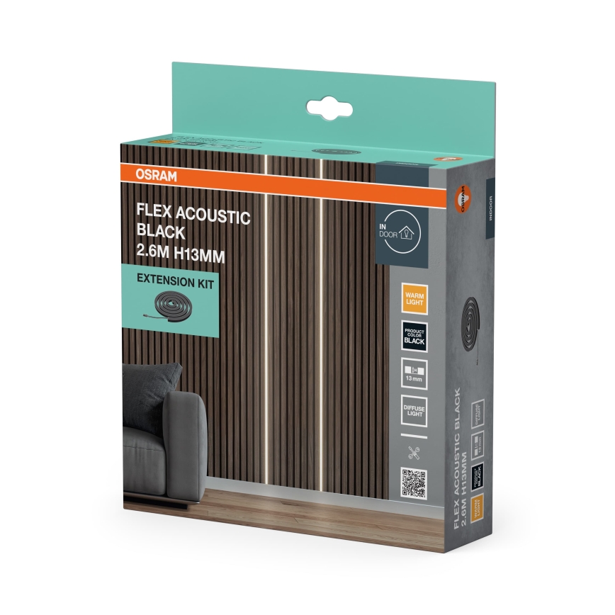 Osram - FLEX ACOUSTIC hämardatava LED-riba laienduskomplekt 2,6m LED/24W/24V