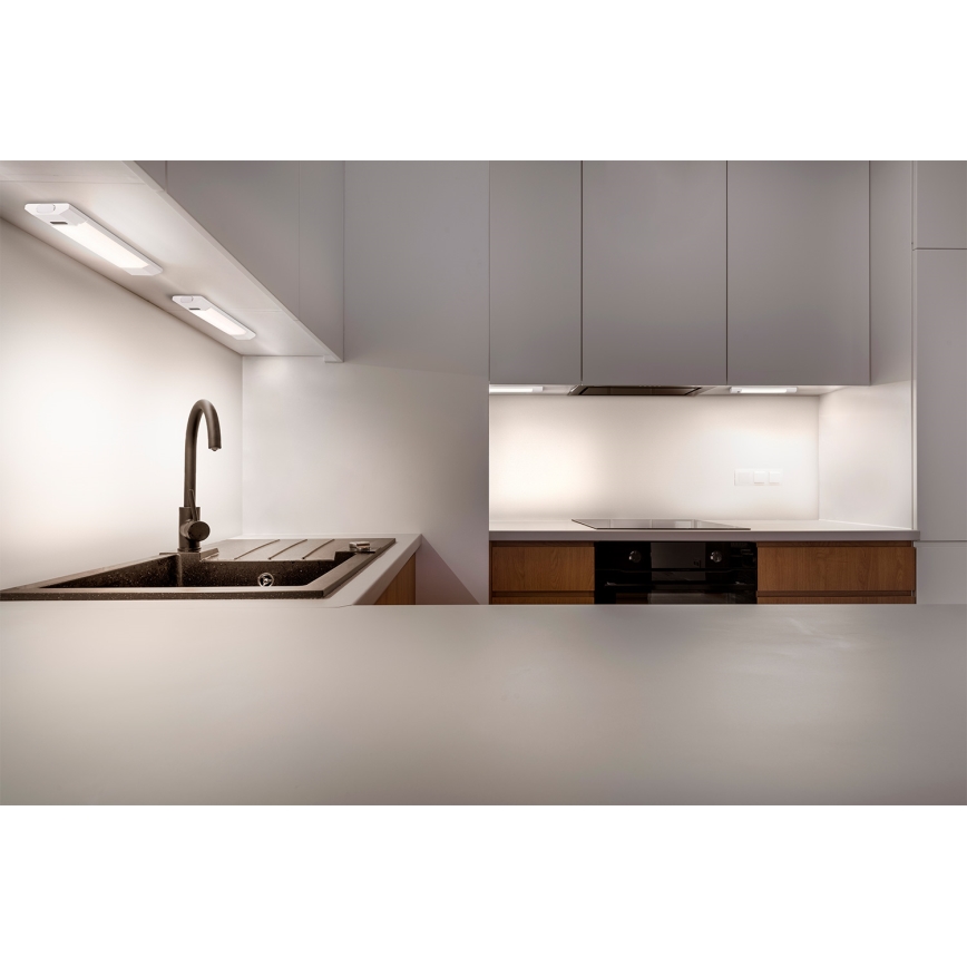 Osram - hämardatav LED kapialune valgusti liikumisanduriga LINEAR EDGE LED/4W/230V 3000/4000/6500K 30 cm valge