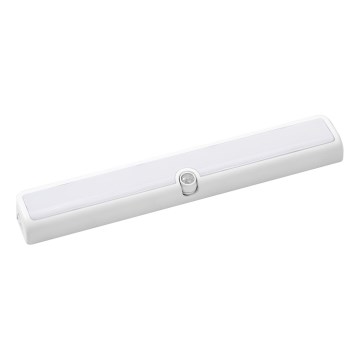 Osram - hämardatav aluskapi LED-valgusti liikumis- ja hämarussensoriga LINEAR LED/3,8W/5V 3000K 30 cm valge
