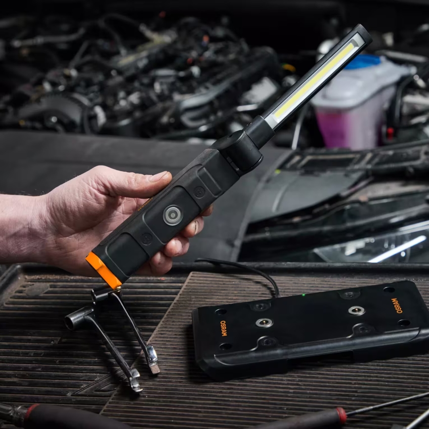 Osram - Hämardatav laetav LED-inspektsioonituli LEDINSPECT WIRE-FREE SLIM 600 LED/5W/3,7V IP54