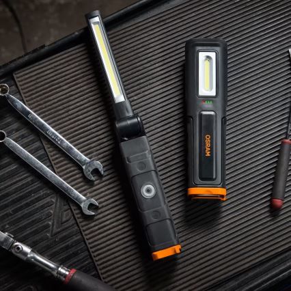 Osram - hämardatav laetav töövalgusti LEDINSPECT WIRE-FREE SLIM 600 LED/5W/3,7V IP54 2600 mAh