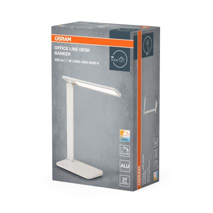 Osram - LED-hämardatav lauavalgusti OFFICE LINE LED/7W/230V 3000/4000/6500K valge