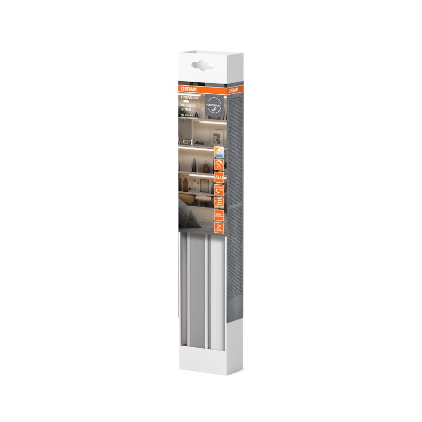Osram - LED hämardatav kapialune valgusti LINEAR TURN LED/6W/230V 3000/4000/6500K 35 cm valge