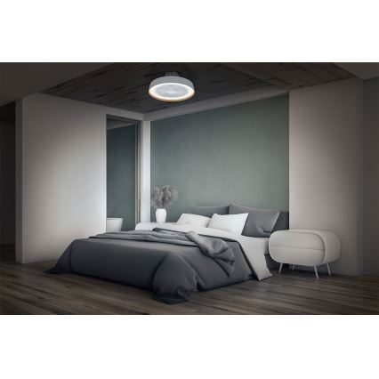 Osram - LED hämardatav laevalgusti ventilaatoriga/49W/230V 2700-6500K valge/kuldne + kaugjuhtimispult