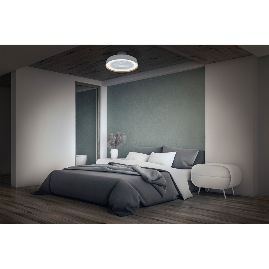Osram - LED hämardatav laevalgusti ventilaatoriga/49W/230V 2700-6500K valge/kuldne + kaugjuhtimispult