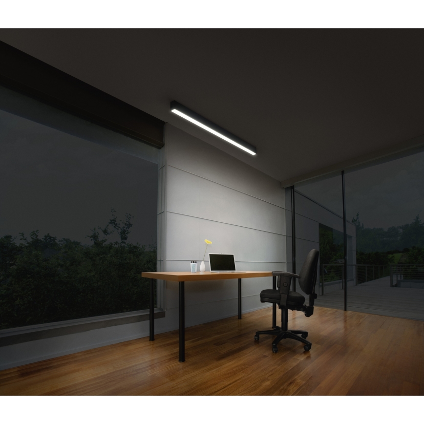 Osram - hämardatav LED-laevalgusti OFFICE LINE LED/11/20/30W/230V 4000K 112,6 cm must