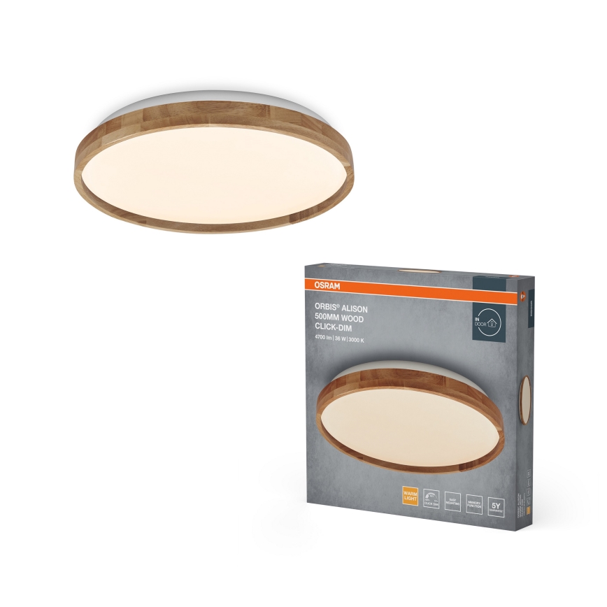 Osram - LED-hämardatav laevalgusti ORBIS ALISON LED/36W/230V läbimõõt 50 cm beež