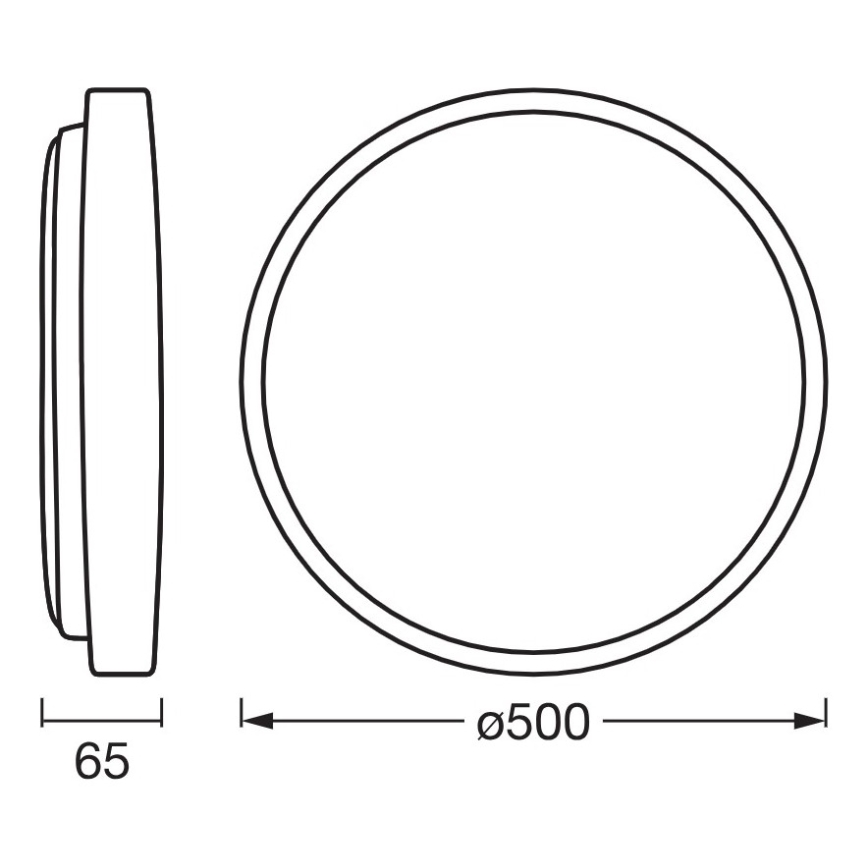 Osram - LED-hämardatav laevalgusti ORBIS ALISON LED/36W/230V läbimõõt 50 cm beež