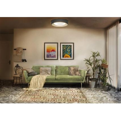 Osram - hämardatav LED-laevalgusti ORBIS CONCRETE LED/18W/230V Ø 40 cm hall/betoon