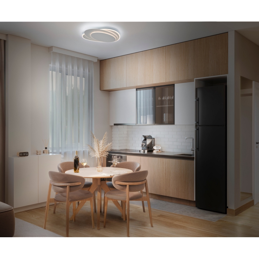 Osram - Hämardatav laelamp ORBIS LAYERS LED/50W/230V 2600-6000K 36x49 cm valge + kaugjuhtimispult