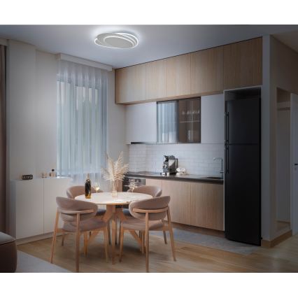Osram - Hämardatav laelamp ORBIS LAYERS LED/50W/230V 2600-6000K 36x49 cm valge + kaugjuhtimispult