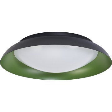Osram - hämardatav LED-laelamp ORBIS PLATE LED/35W/230V, läbimõõt 43 cm, roheline/must