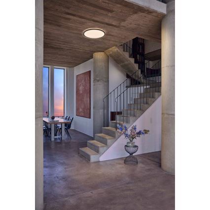 Osram - LED hämardatav laevalgusti ORBIS ULTRA SLIM LED/22W/230V 3000K Ø 40 cm must