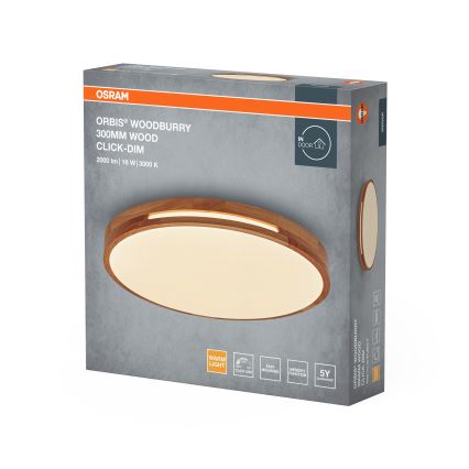 Osram - Hämardatav LED-laelamp ORBIS WOODBURRY LED/16W/230V läbimõõt 30 cm