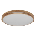 Osram - hämardatav LED-laelamp ORBIS WOODBURRY LED/24W/230V, läbimõõt 39 cm, beež