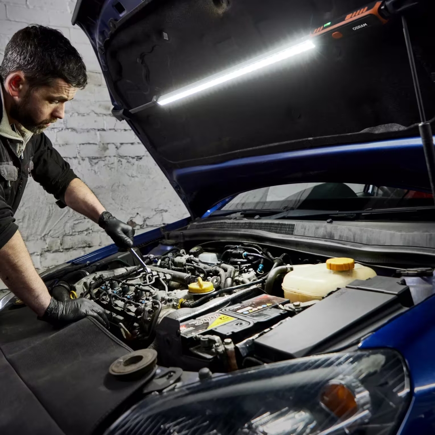 Osram - laetav hämardatav LED-taskulamp LEDINSPECT UNDERBONNET LED/16W/3,7V IP65 4400 mAh