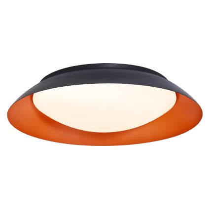 Osram - LED hämardatav laevalgusti ORBIS PLATE LED/45W/230V läbimõõt 48 cm oranž/must