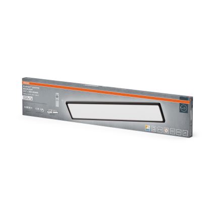 Osram - LED hämardatav vannitoa laelamp PLANON EASYFIX LED/30W/230V 2600-6000K 20x98 cm IP54 must + kaugjuhtimispult
