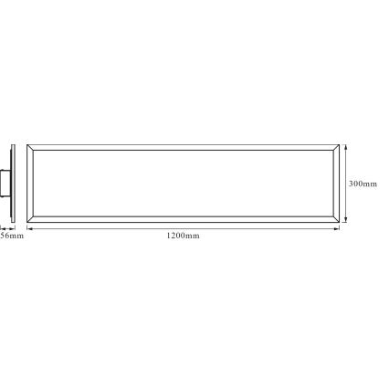 Osram - LED hämardatav laevalgusti SMART+ PLANON LED/36W/230V 120x30 cm 3000-6500K Wi-Fi