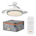 Osram - hämardatav LED-laevalgusti ventilaatoriga LEVECHE LED/36W/230V 3000/4000/6500K + kaugjuhtimispult